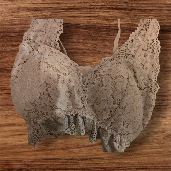 NWT BLUMIND Lace Bralette in Soft Pink - Picture 10 of 11